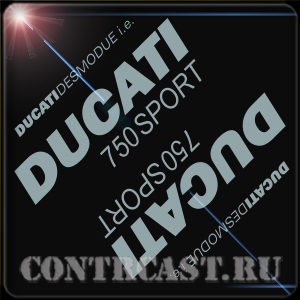 stickers for motorcycle DUCATI desmodue i.e. 750 SPORT