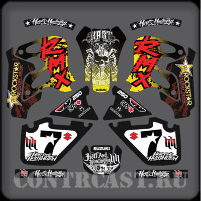 stickers on SUZUKI RMX 250 1998