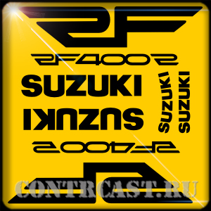 SUZUKI RF400R set of stickers