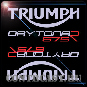 Triumph Daytona 675R 2015 stickers