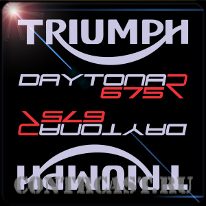 Triumph Daytona 675R 2015 stickers