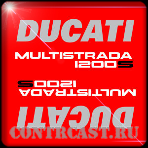 DUCATI multistrada 1200S stickers set