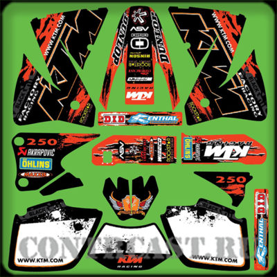 Set for motocross KTM EXC250 2002