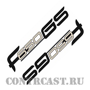 Sticker on BMW F650GS