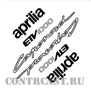 aprilia caponord stickers set